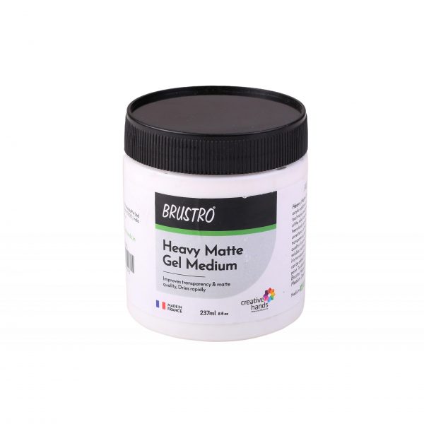 Brustro Professional Heavy Matte Gel Medium 237ml