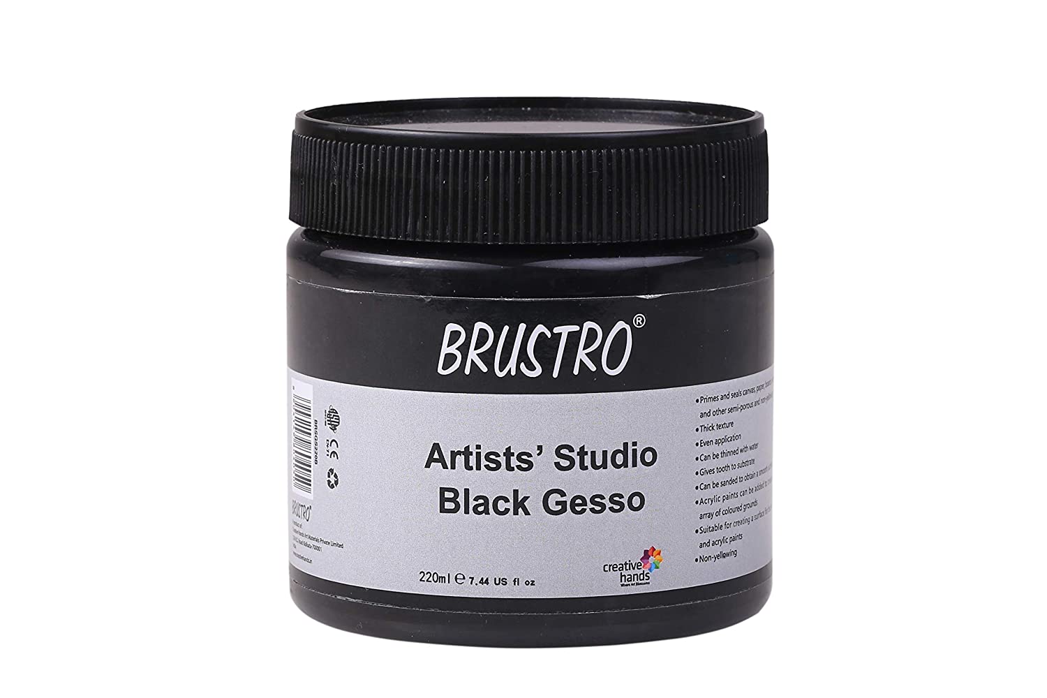 Brustro Studio Gesso Black 220ml