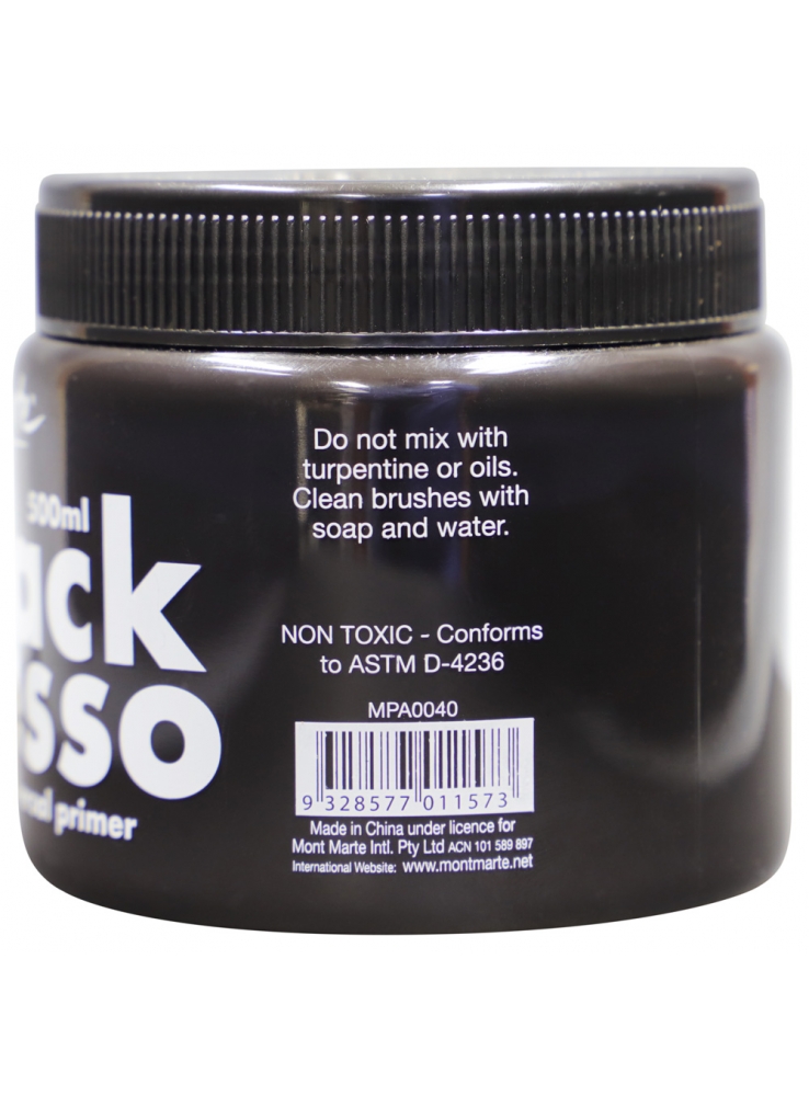 Mont Marte Black Gesso 500ml