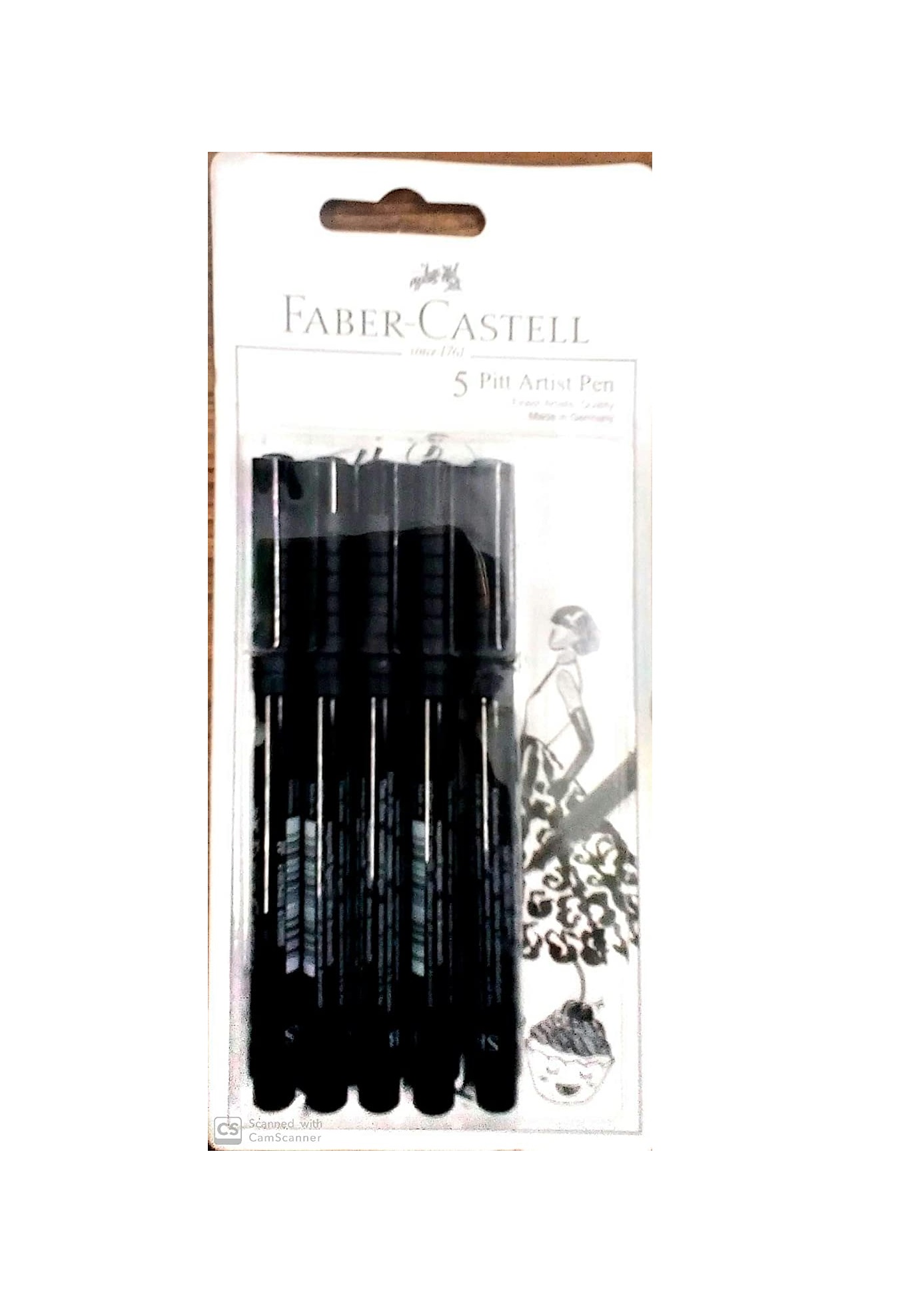 Faber Castell Pitt Artist Pen (Xs, S, F, B, Sb) Set H