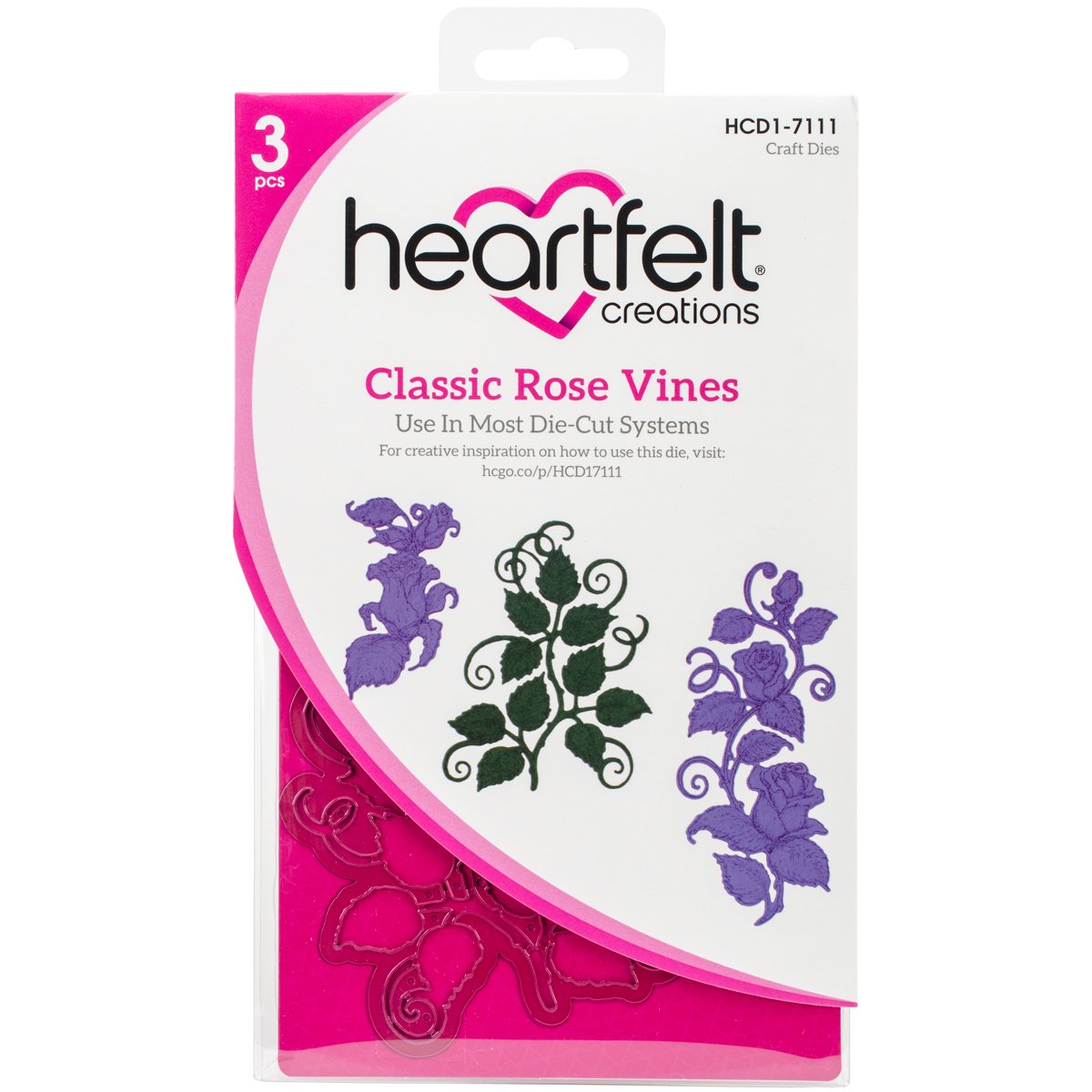 Heartfelt Creations Classic Rose Vines Die HCD17111