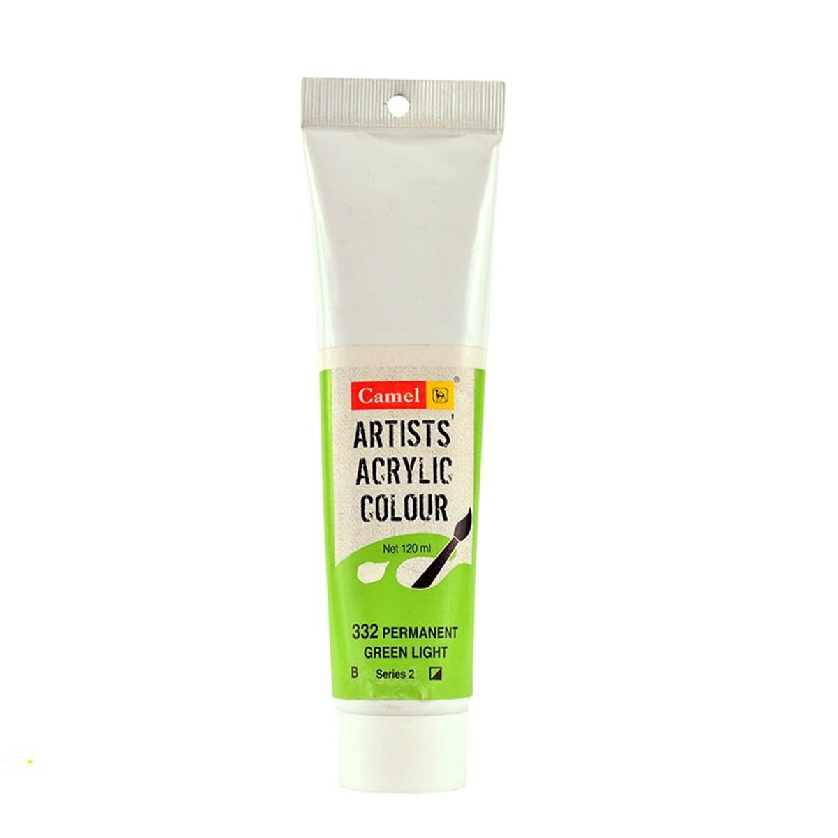 Camel Artist Acrylic Colour 120ml Permanent Green Light 332