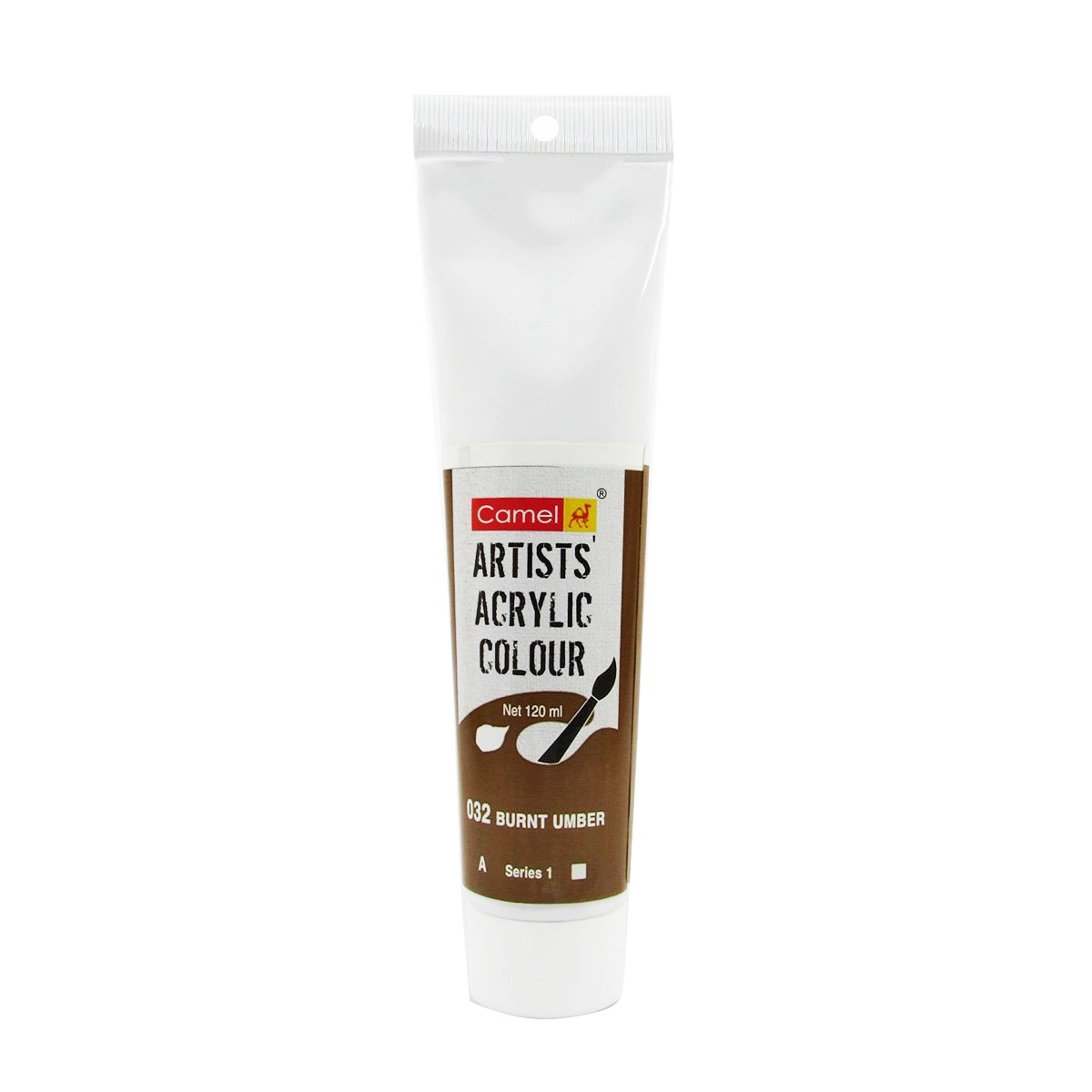 Camel Artist Acrylic Colour 120ml Burnt Umber 032