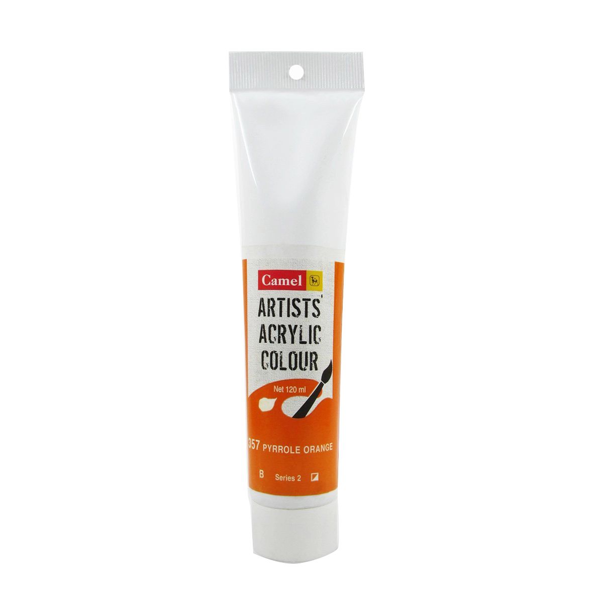 Camel Artist Acrylic Colour 120ml Pyyrole Orange 357