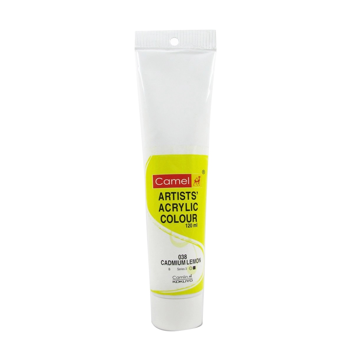 Camel Artist Acrylic Colour 120ml Cadmium Lemon 038