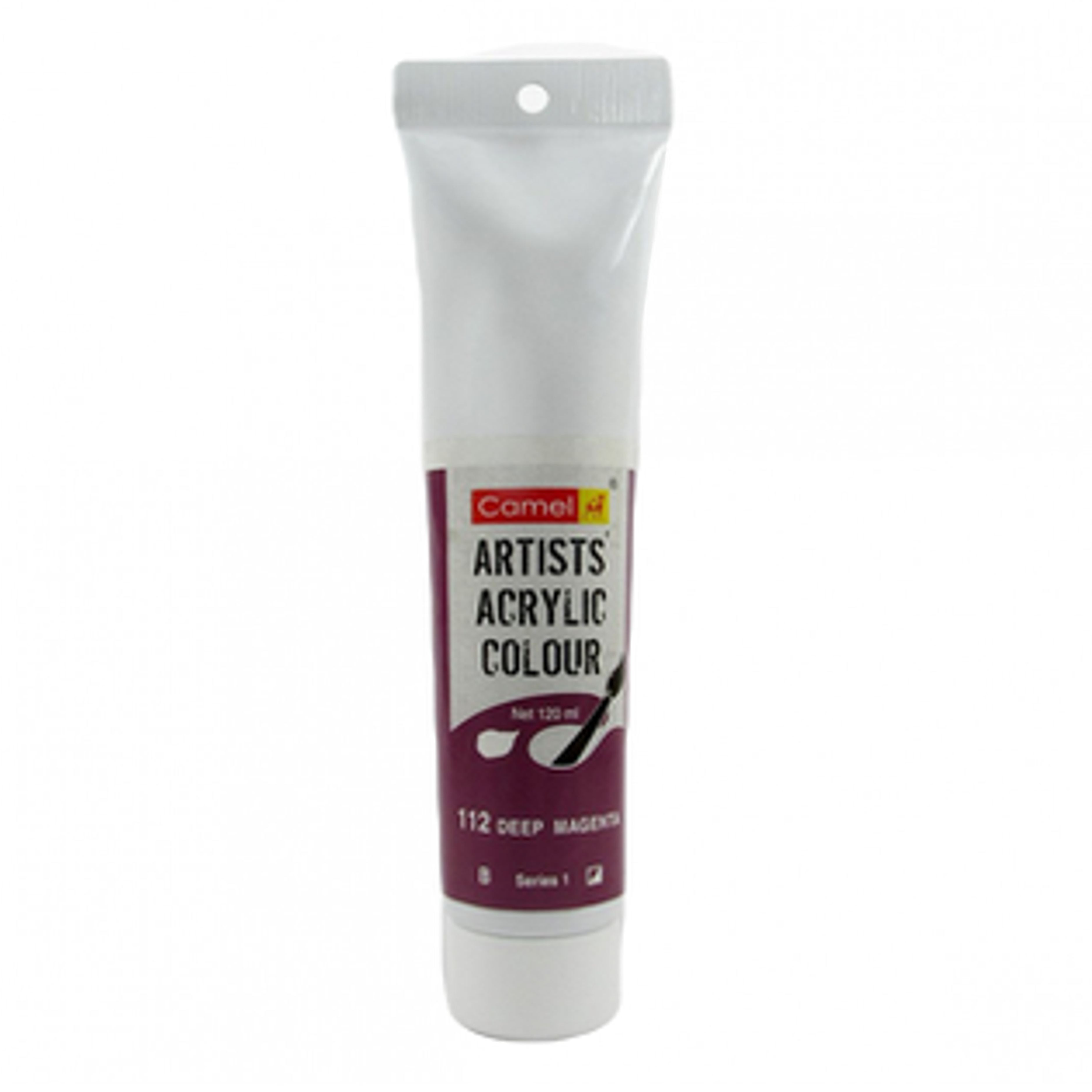 Camel Artist Acrylic Colour 120ml Deep Magenta 112