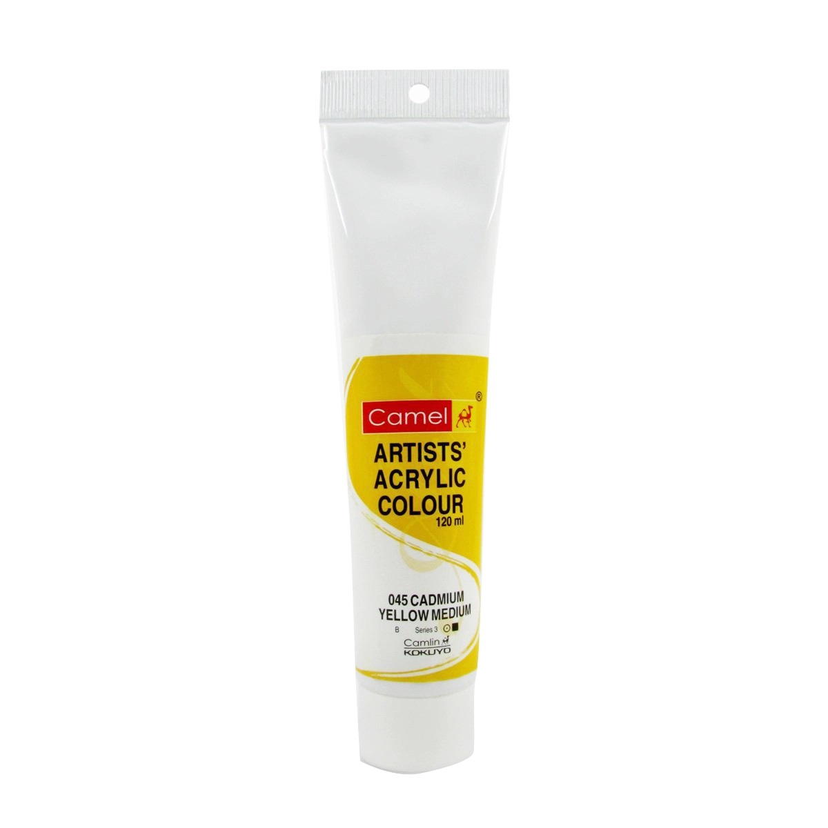 Camel Artist Acrylic Colour 120ml Cadmium Yellow Medium 045