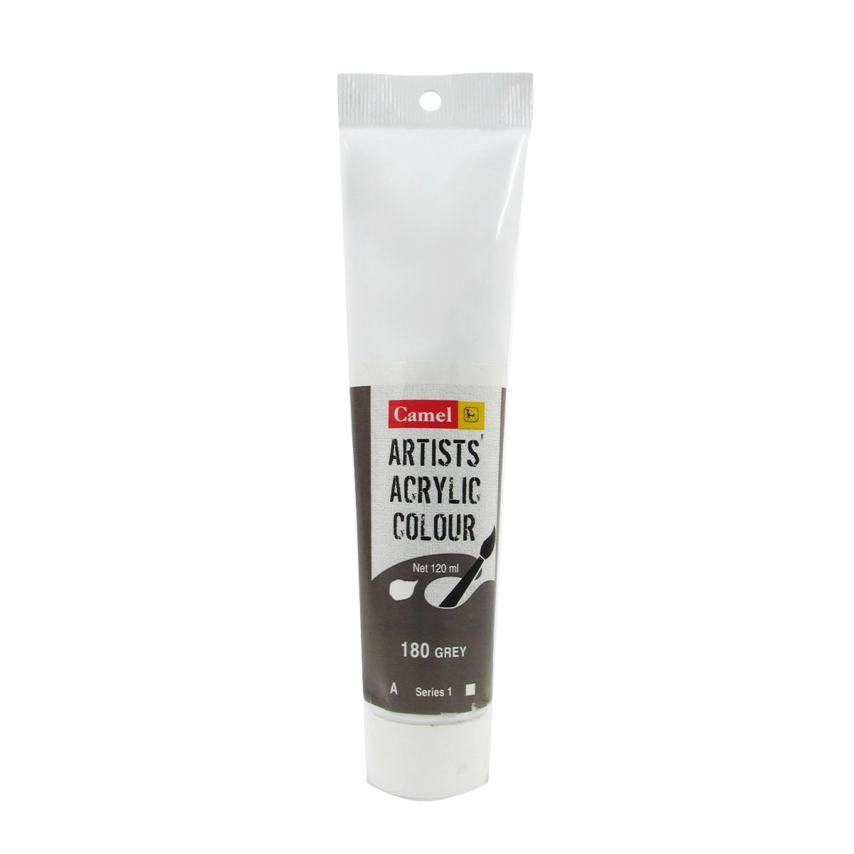 Camel Artist Acrylic Colour 120ml Grey 180