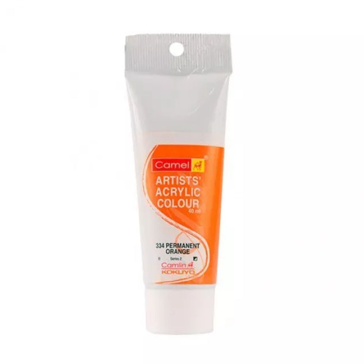 Camel Artist Acrylic Colour 40ml Permanent Orange 334