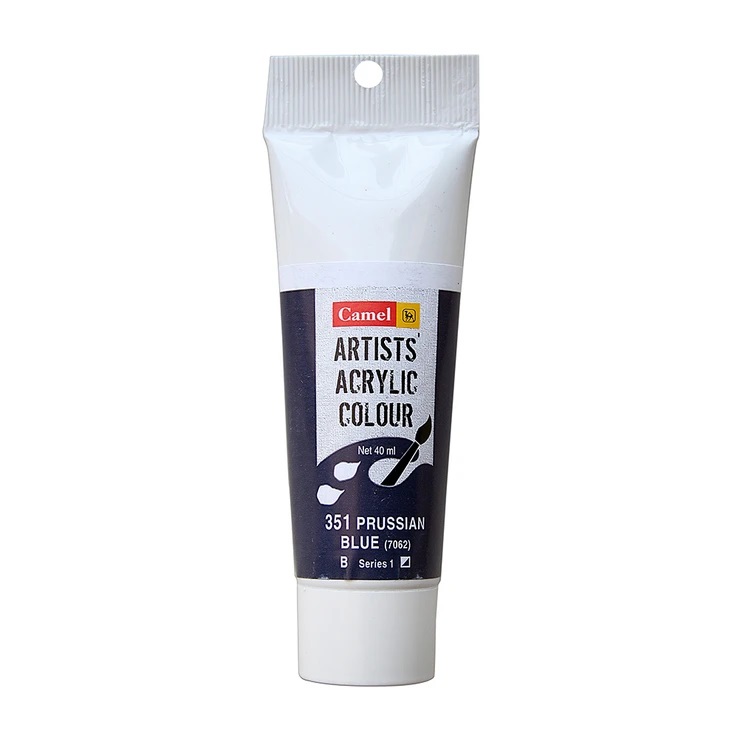 Camel Artist Acrylic Colour 40ml Prussian Blue 351