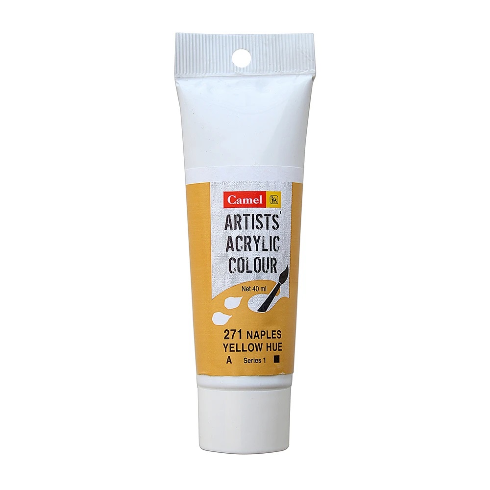 Camel Artist Acrylic Colour 40ml Naples Yellow Hue 271