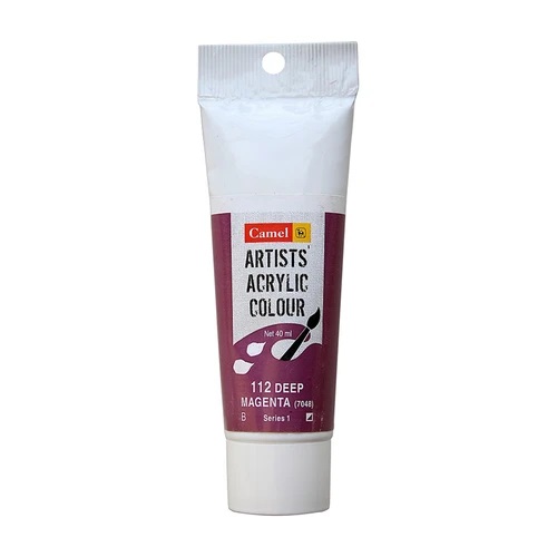 Camel Artist Acrylic Colour 40ml Deep Magenta 112