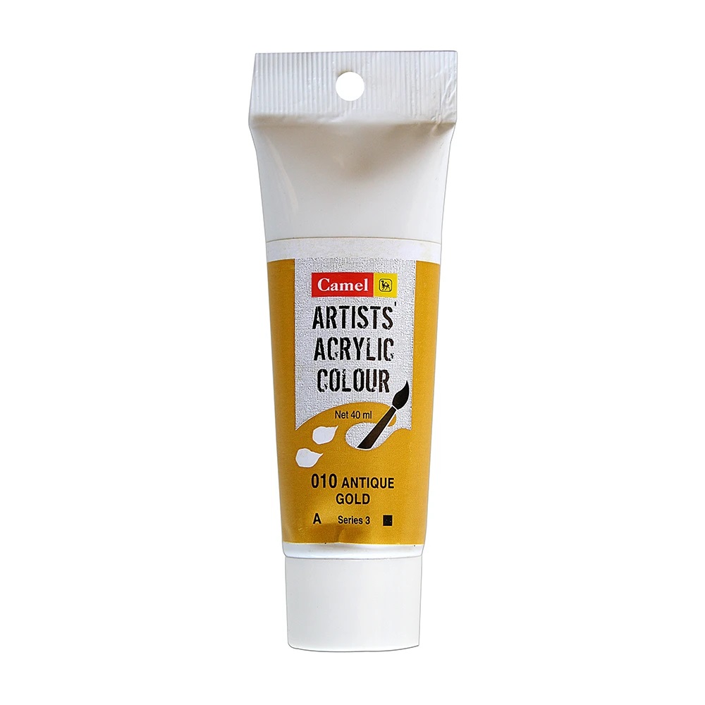 Camel Artist Acrylic Colour 40ml Antique Gold 010