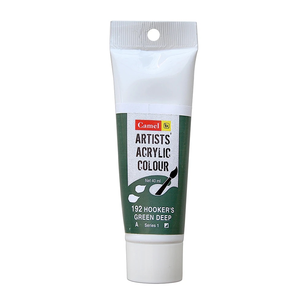 Camel Artist Acrylic Colour 40ml Hooker's Green Deep 192