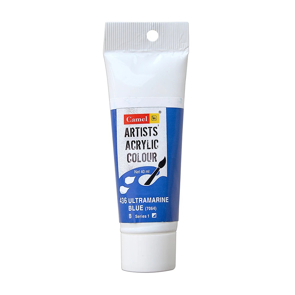 Camel Artist Acrylic Colour 40ml Ultramarine Blue 436