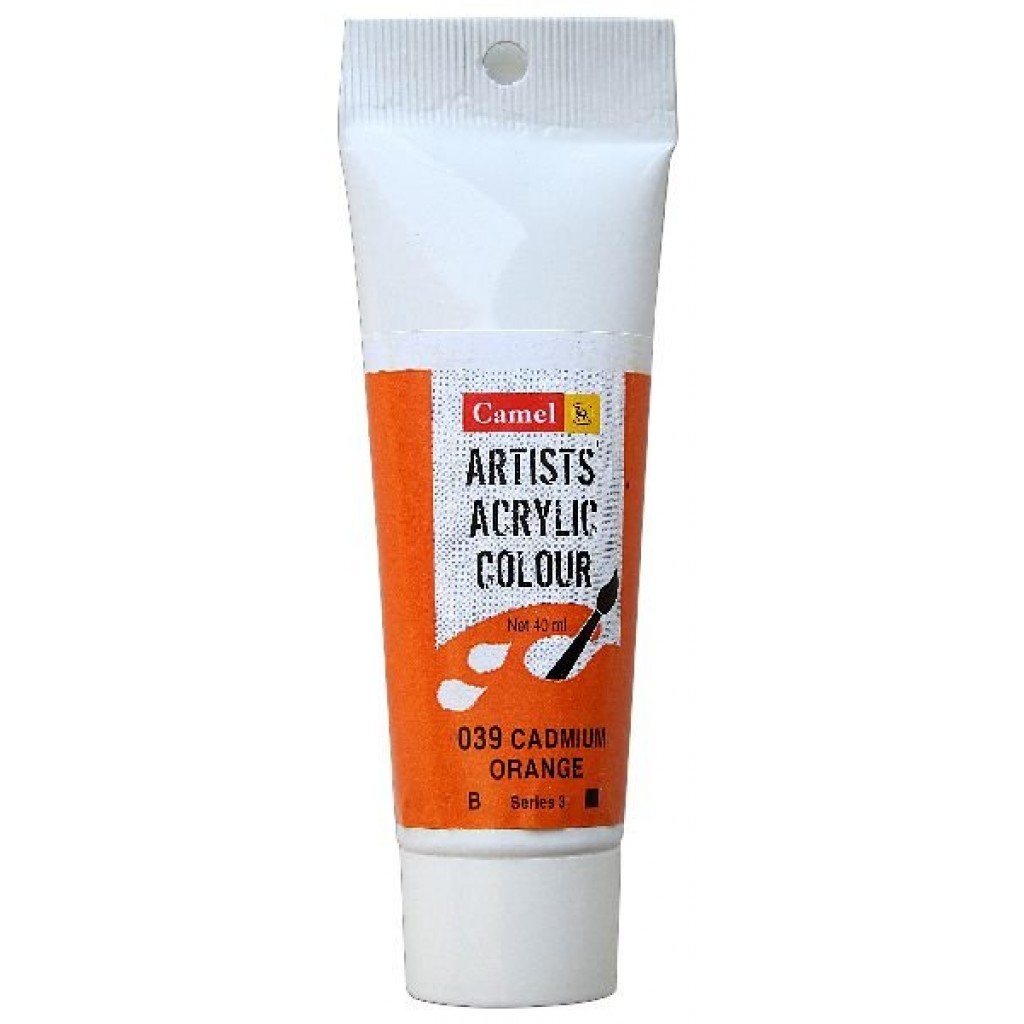 Camel Artist Acrylic Colour 40ml Cadmium Orange 039