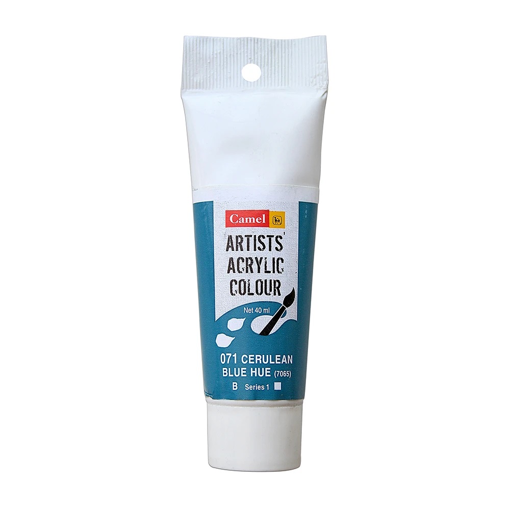 Camel Artist Acrylic Colour 40ml Cerulean Blue Hue 071