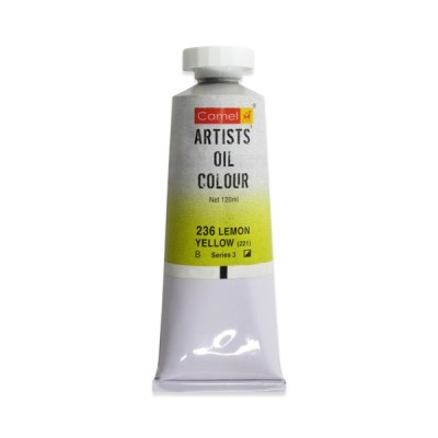 Camel Artist Oil Colour 120ml Lemon Yellow Hue 236