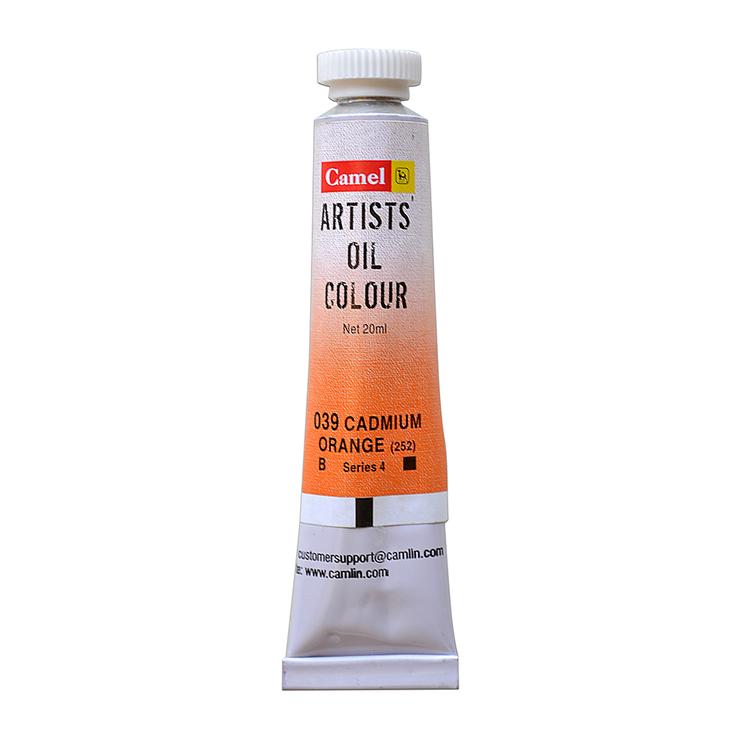 Camel Artist Oil Colour 20ml Cadmium Orange 039