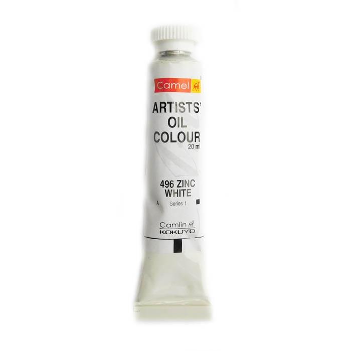 Camel Artist Oil Colour 20ml Zinc White 496