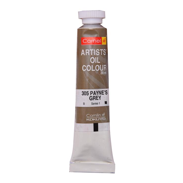 Camel Artist Oil Colour 20ml Paynes Grey 305