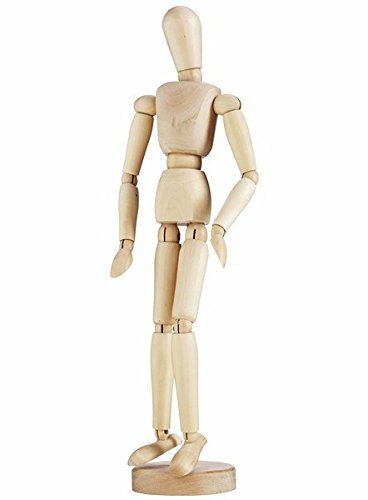 Wooden Human Manikin (8"- 20cm)