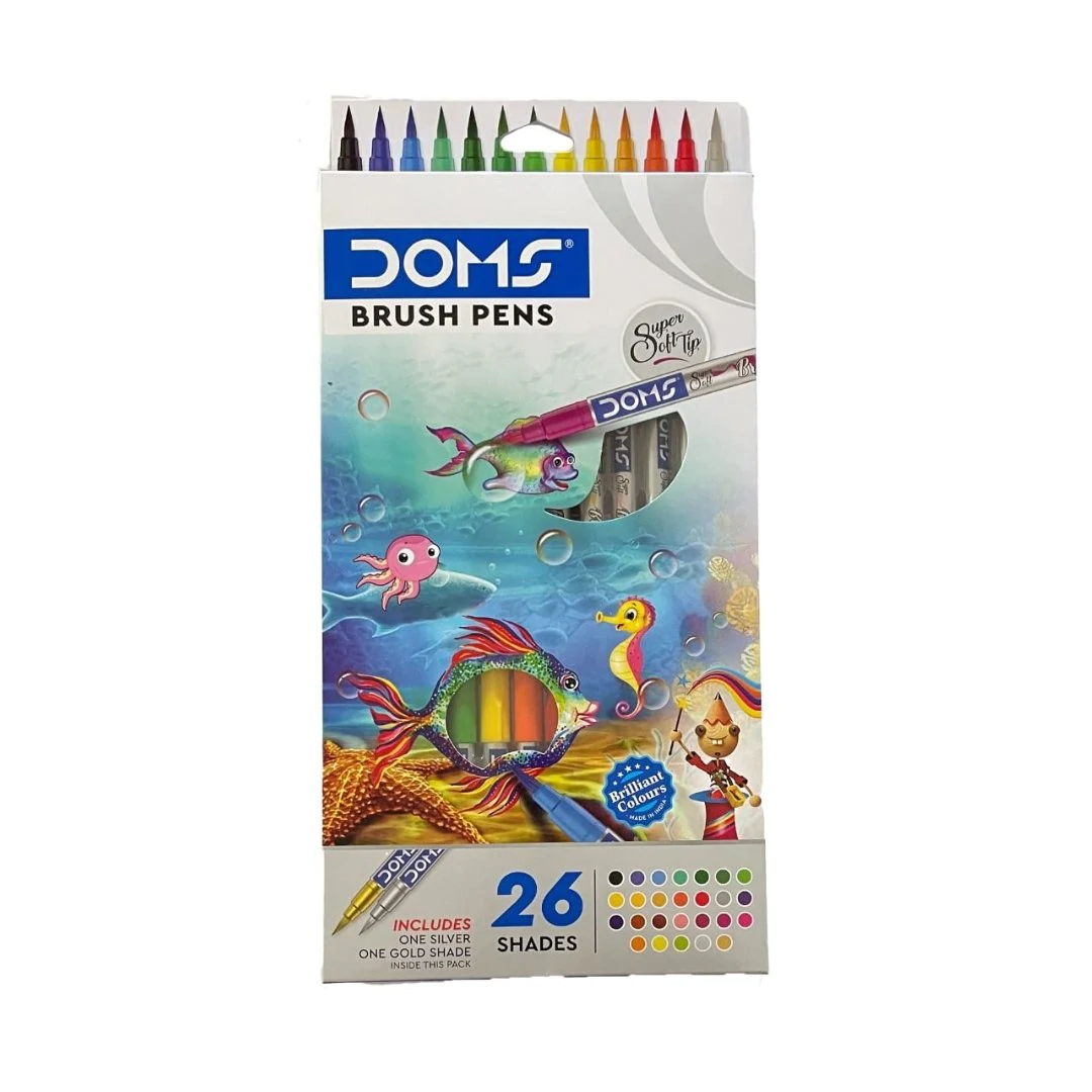 DOMS Brush Pens (26 Shades)