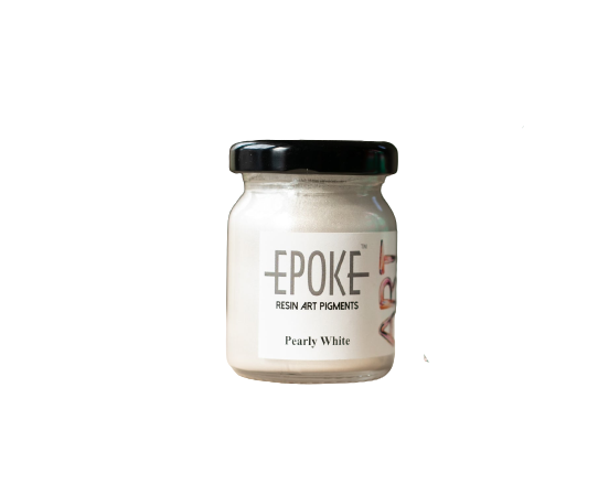 Epoke Resin Art Pigments Pearly White Met Gel 75g