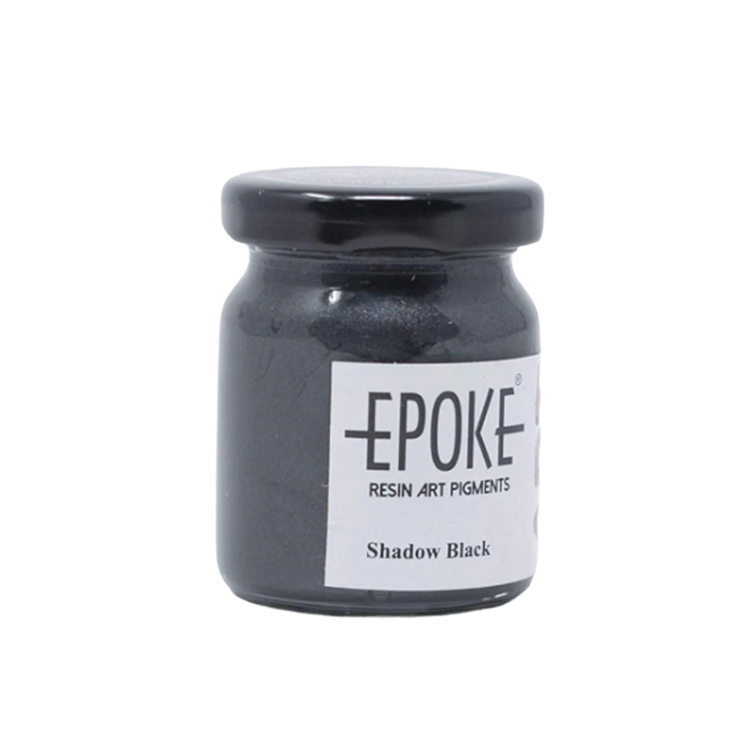 Epoke Resin Art Pigments Shadow Black Metallic Gel 75g