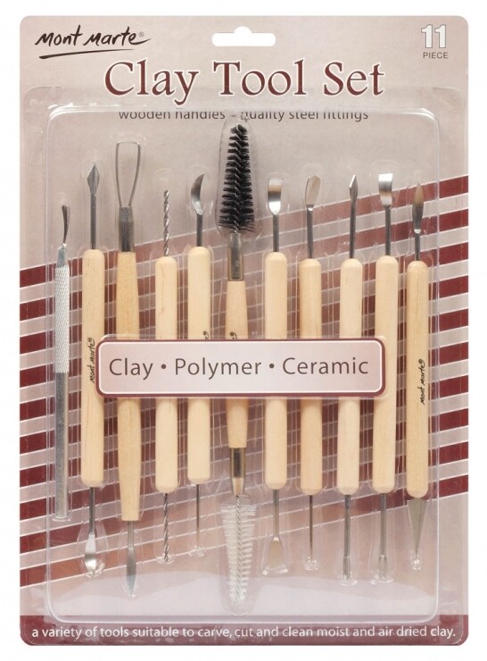 Mont Marte Clay Tool Set 11pcs - MMSP0002