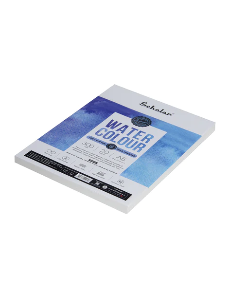 Scholar Water Colour Cold Pressed 300gsm 20sheet A5 PCL2