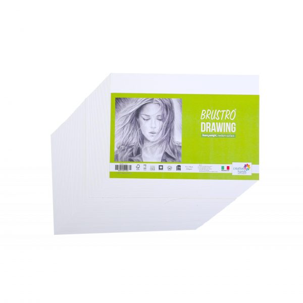 Brustro Drawing Papers 200 GSM A4, Contains 20 Sheets