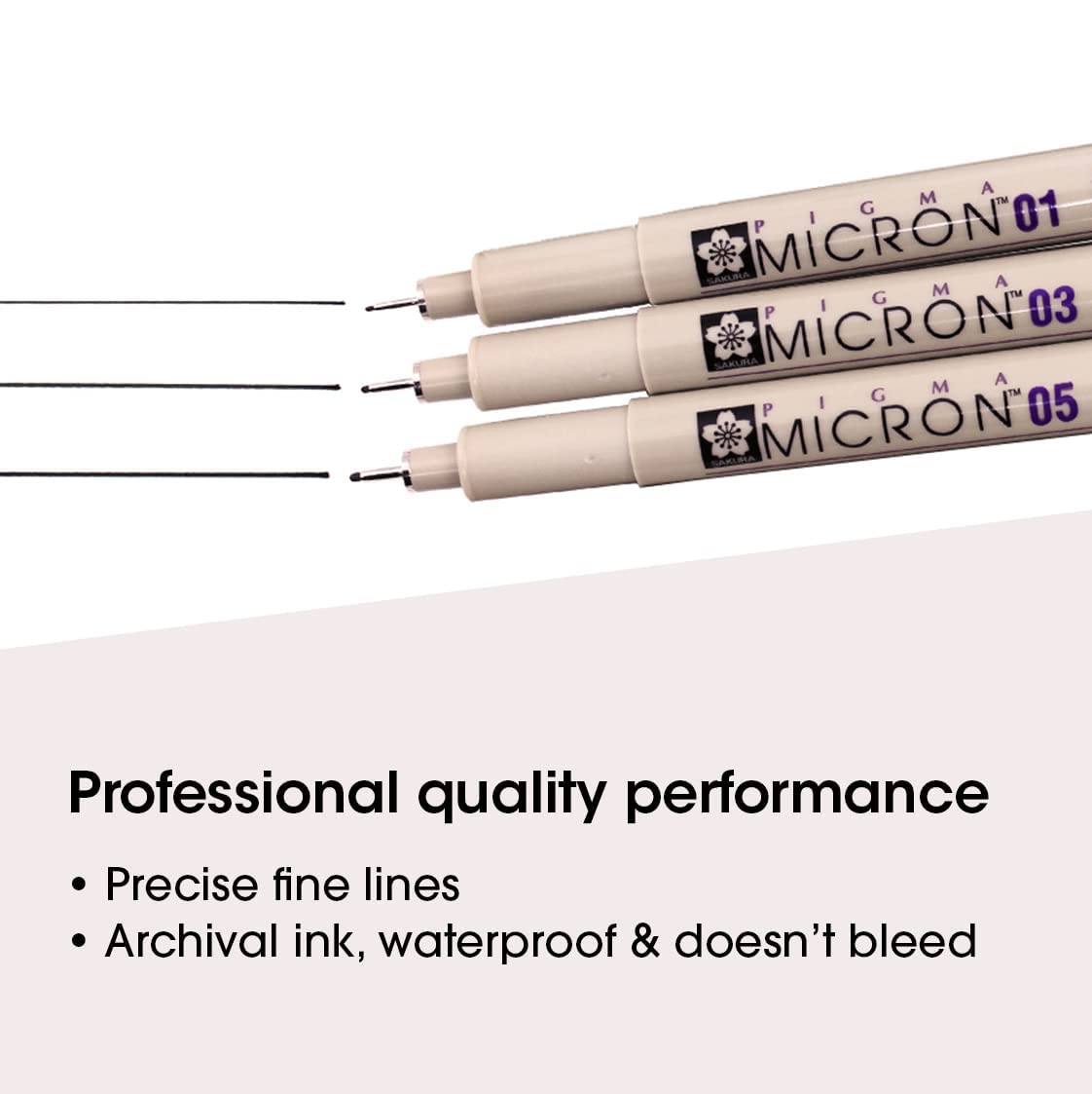 Sakura Pigma Micron Pens (Set of 3)