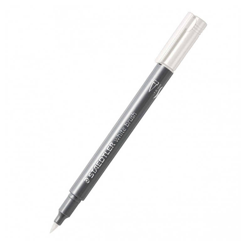 Staedtler Metallic Brush Pen - 1.6mm (8321-0) (Gold and White)
