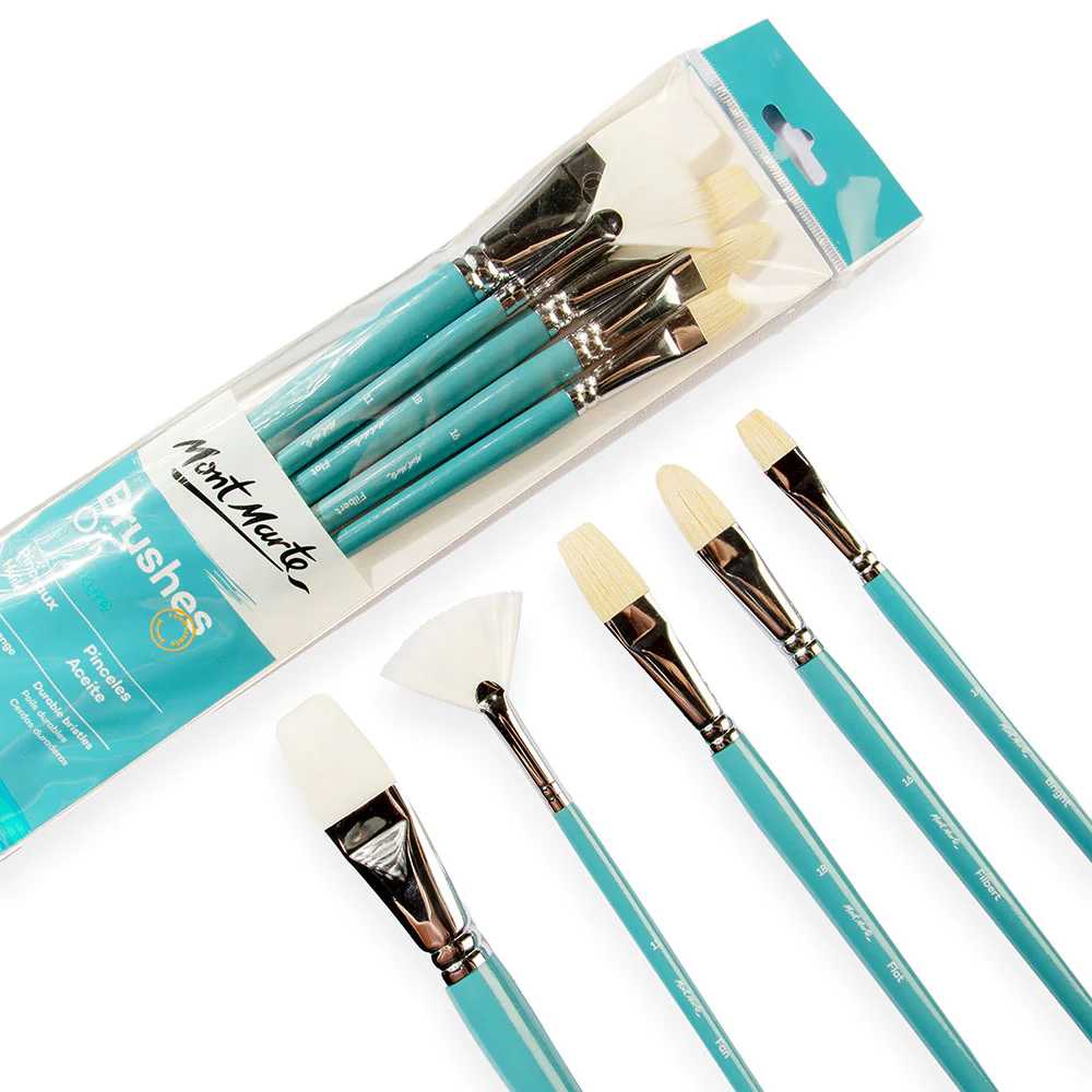 Mont Marte Oil Brushes Signature 5pc