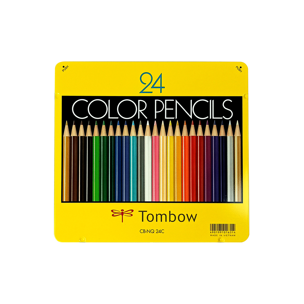 Tombow Colored Pencils, NQ, 24 Colors CB-NQ24C