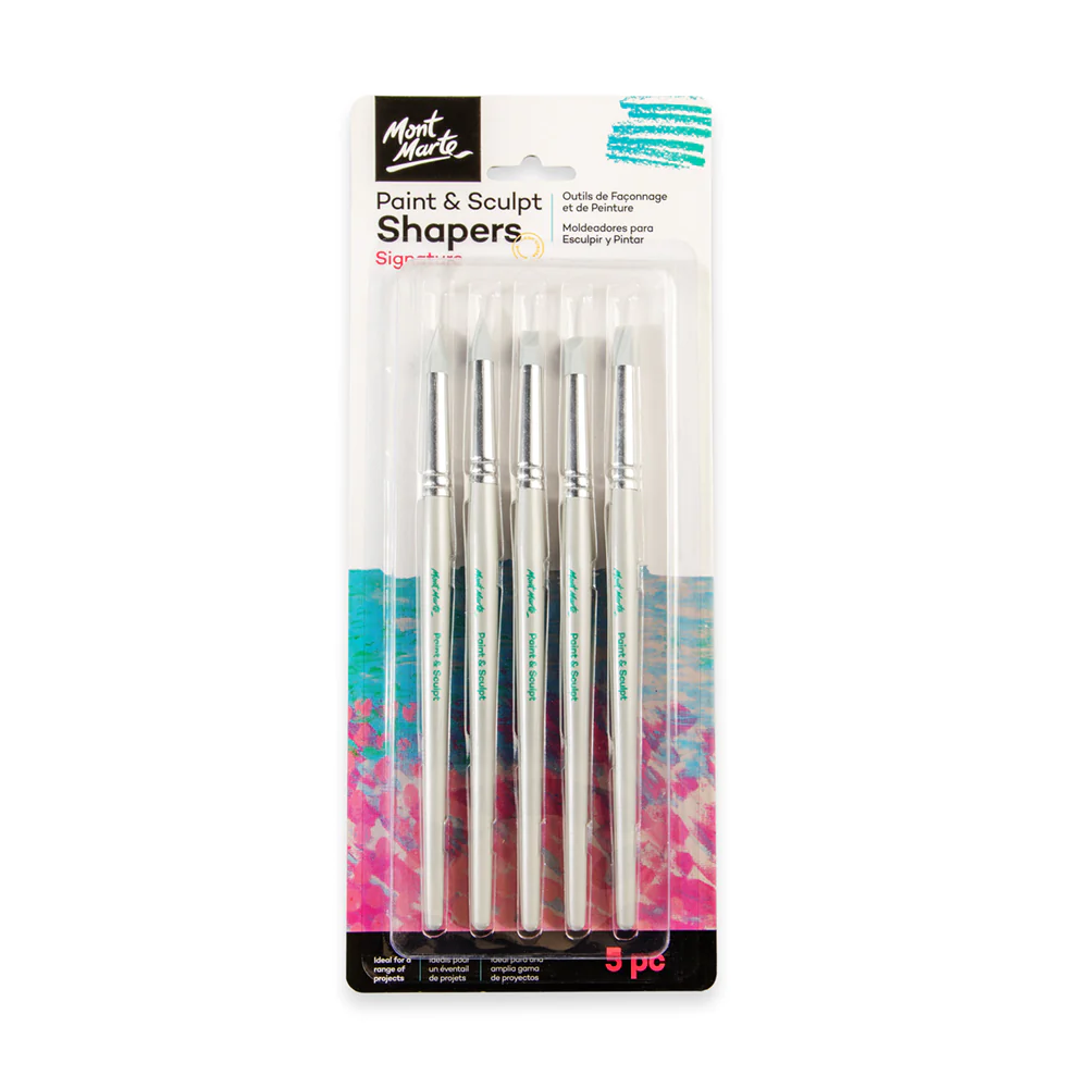 Mont Marte Paint & Sculpt Shapers Signature 5pc