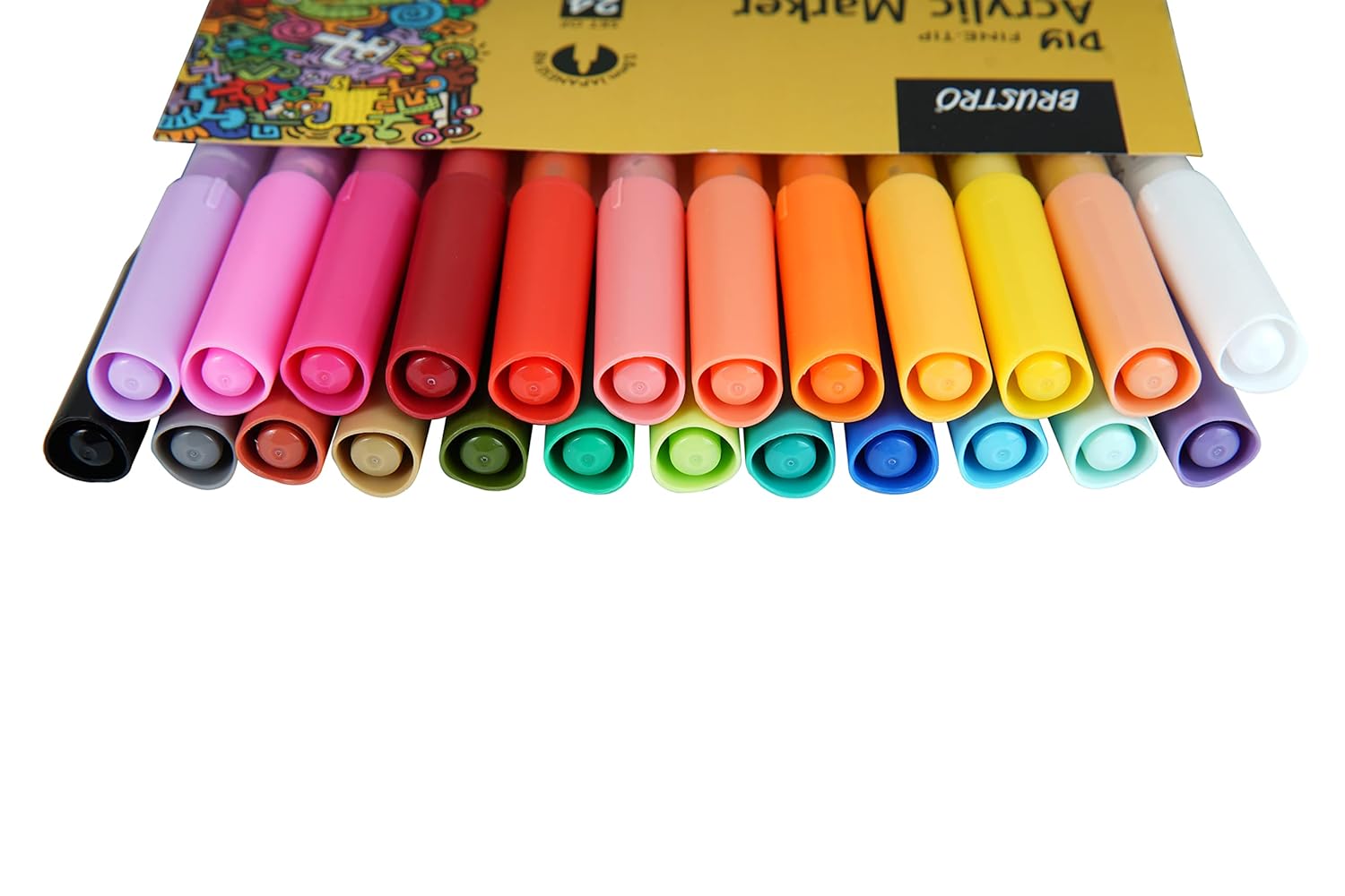 Brustro Diy Acrylic Marker 0.8mm Set Of 24