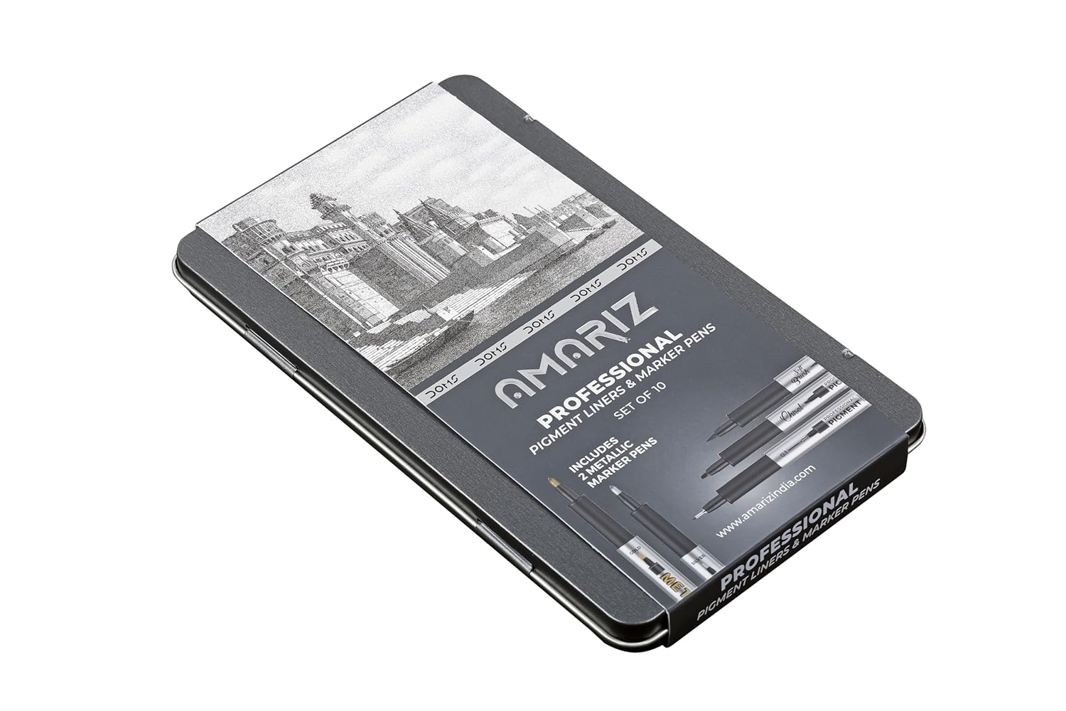 Doms Amariz Professional Pigment Liners Set of 10