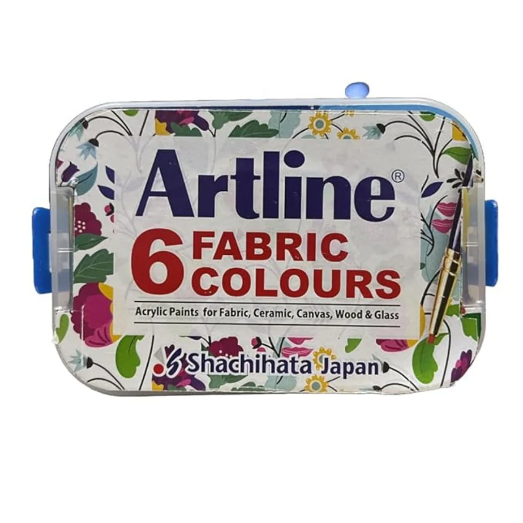 Artline Assorted Fabric Colors 6 set