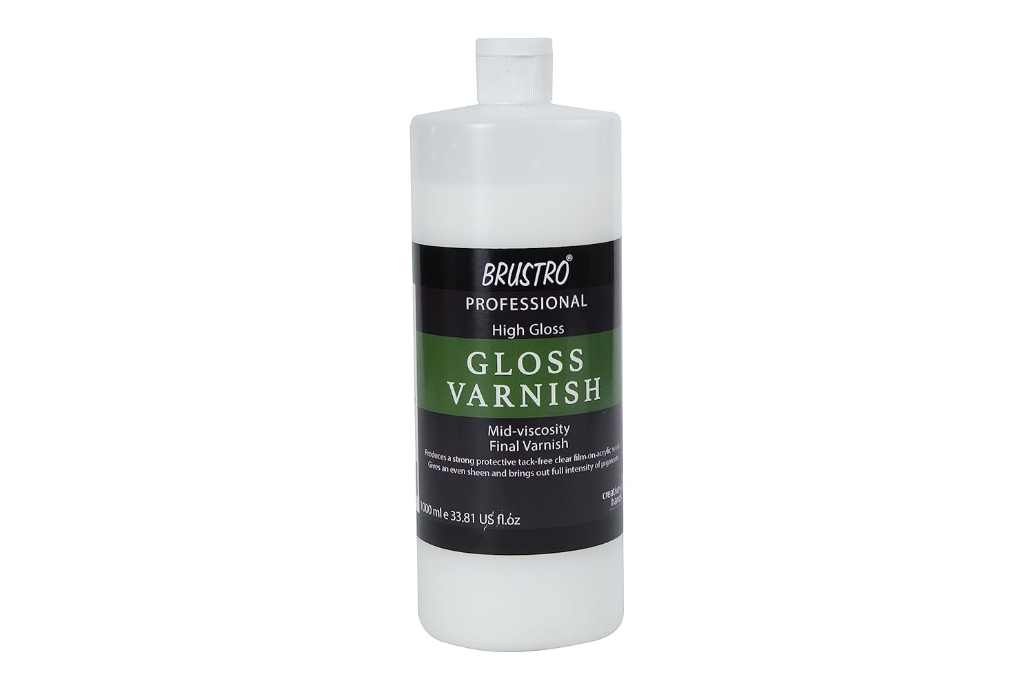 Brustro Artist's Professional Varnish| High Gloss Finish |1000ml|Apply with Brush |Perfect Coating o