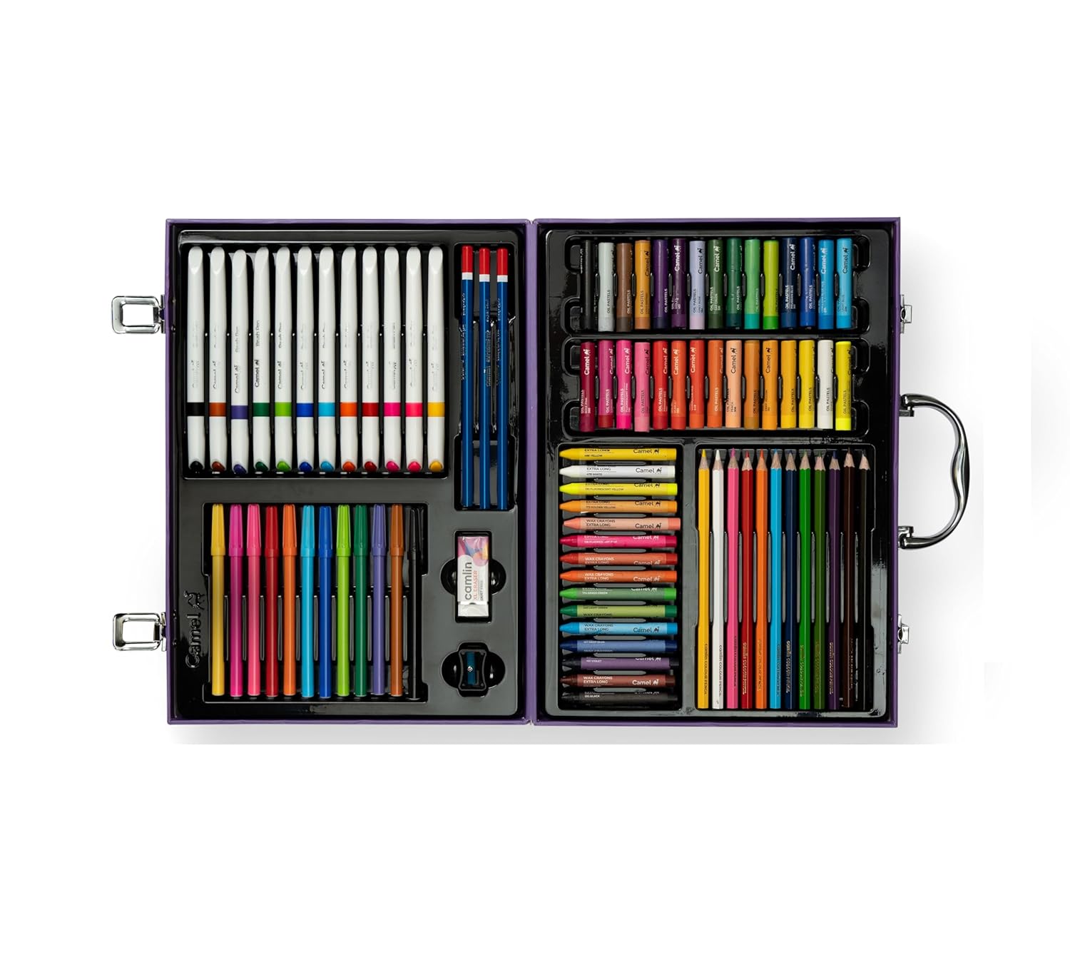 Camel Art Studio Set Reusable Briefcase Pack