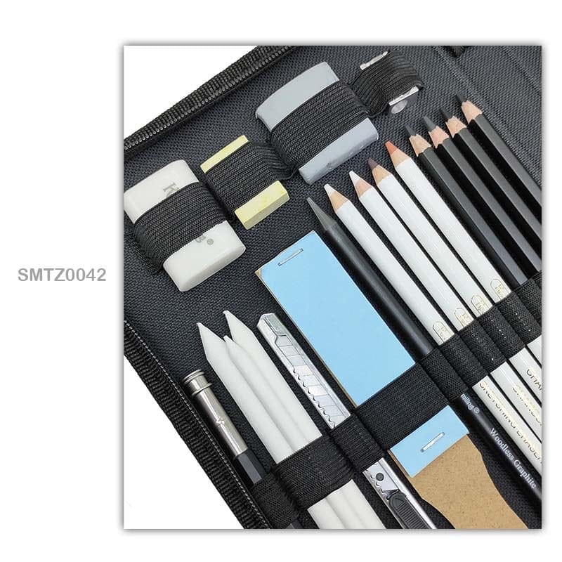 Keep Smiling Sketch Drawing Set Of 42pcs